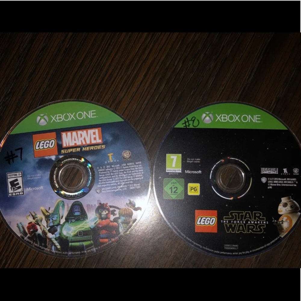 Xbox One Game Bundle Lego Star Wars The Force Awakens and Lego Marvel Superhero